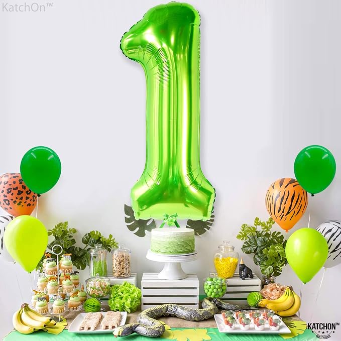KatchOn Light Green Number 1 Balloon 40 Inch | Mylar Foil Balloon - Image 7