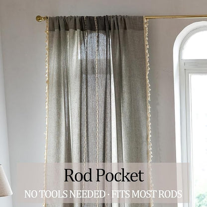 Sutuo Home Boho Curtains 72 inch Long - Image 6
