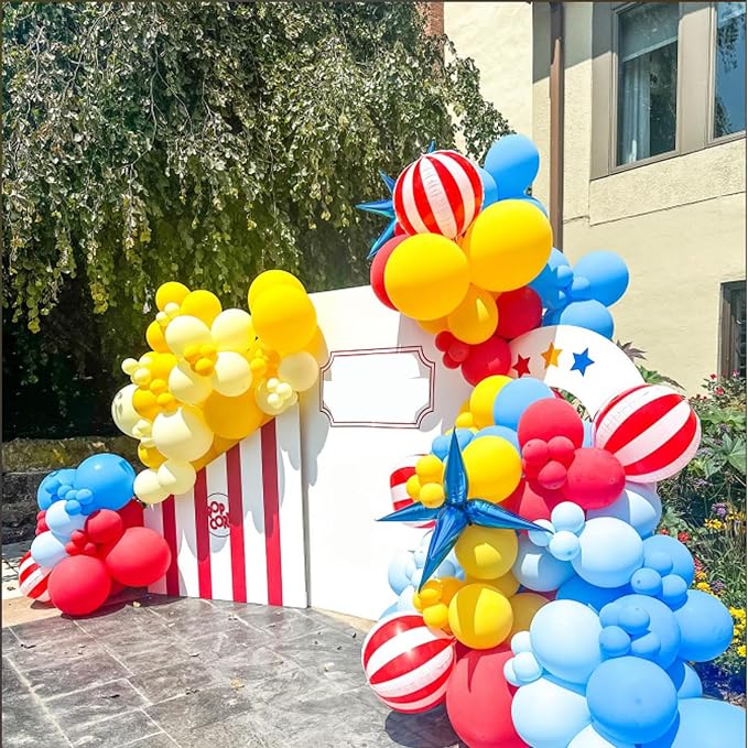 Red Blue Yellow Balloons - Image 6