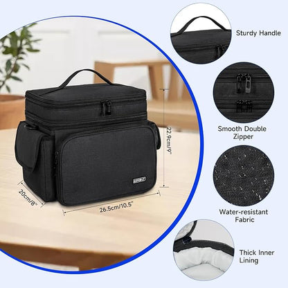 LEFOR·Z Small Sewing Supplies Organizer Bag, Sewing Box | Double-Layer Sewing - Image 8