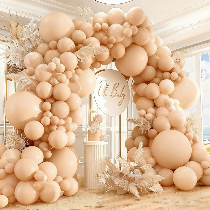 412pcs Nude Balloons Different Sizes 18 12 10 5 Inch, nude balloon arch by PAXILE