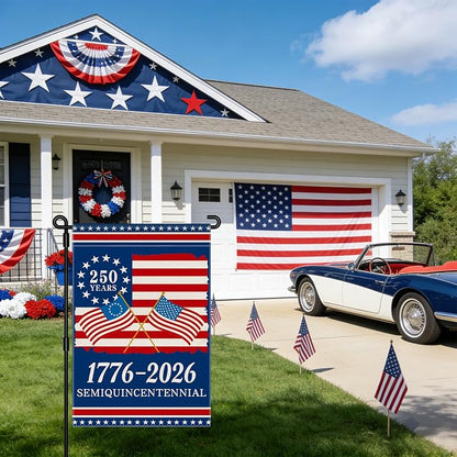 250th Anniversary America Garden Flag, 250 Anniversary USA Flag 1776-2026 - Image 3