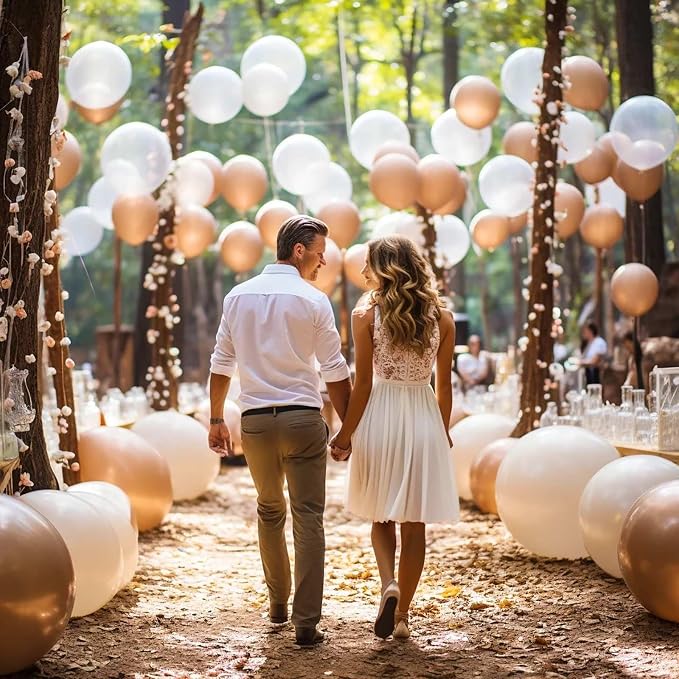 12 Inch White Balloons, Baby Shower, Graduate Party Decorations - Image 4