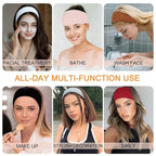 Headbands for Women Non Slip Stylish Womens Sweat Band Hair for Washing Face Elastic Headbands for Yoga Workout and Summer 6 Pack Stretchy Cloth Fabric Hair Bands