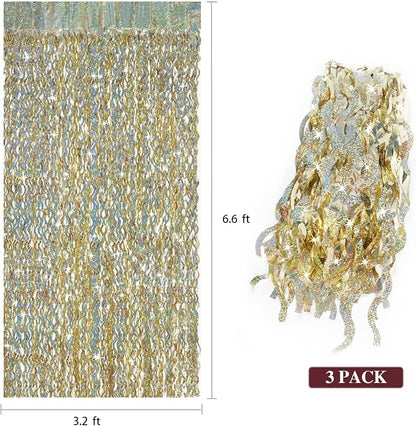 Champagne Gold Foil Fringe Backdrop - Image 3