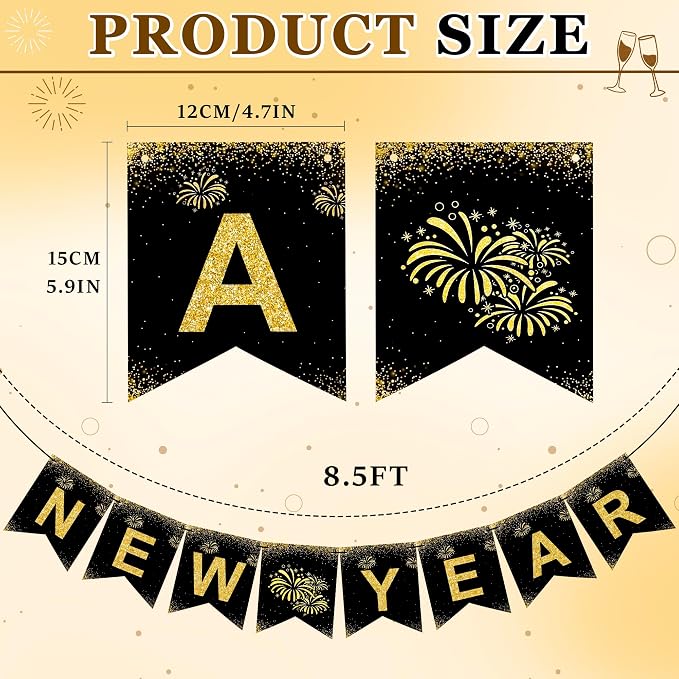 OHOME New Years Decorations 2027 - Image 2
