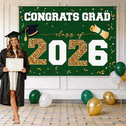 Class of 2026 Graduation Banner 47x67" by ATFUNSHOP