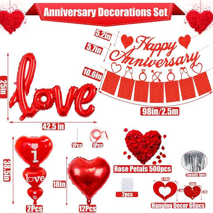 Happy Anniversary Decorations Set - Image 2