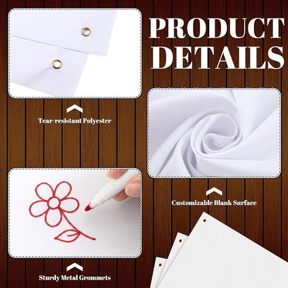 Zonon Large Blank Banners And Signs Polyester Oxford Cloth Sublimation Banner - Image 4