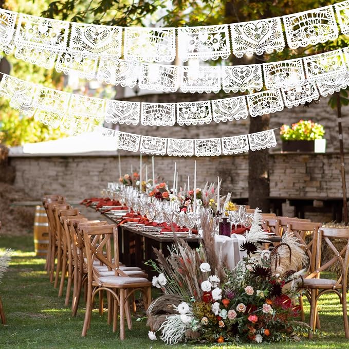 TaoBary 6 Pcs Papel Picado Mexican Wedding Cielito Lindo Party Decor 118 Feet - Image 4