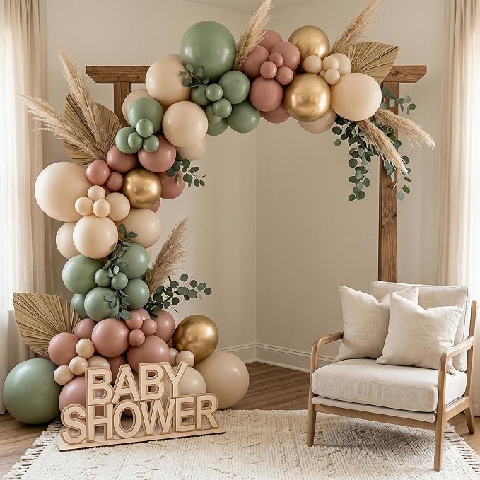 40pcs White Sand Balloons 12 Inch, Matte Neutral Cream Beige Latex Balloons | - Image 4