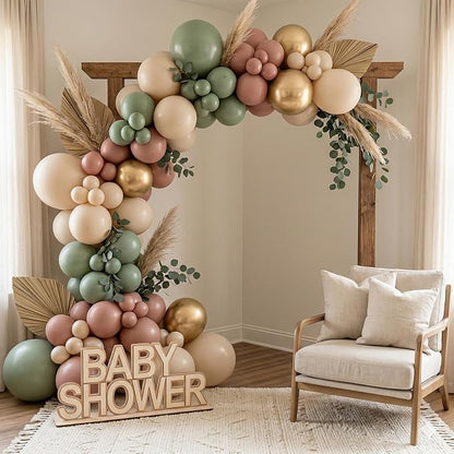 40pcs White Sand Balloons 12 Inch, Matte Neutral Cream Beige Latex Balloons | - Image 4