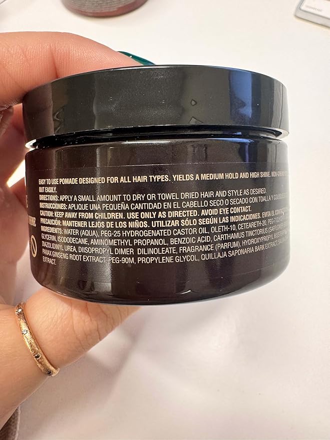 Fix Your Lid Hair Pomade for Men - Water Based Pomade Medium Hold High Shine - Easy to Wash Out - All Hair Types - 3.75oz