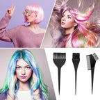 3Pcs Professional Salon Hair Color Applicator Kit - Hair Tint Dyeing Brush Set for Coloring and Dyeing