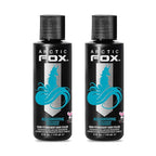 Arctic Fox Semi-Permanent Hair Dye, Vegan & Cruelty-Free, Conditioning, Ammonia-Free, Peroxide-Free, Aquamarine Blue, Vibrant Color for All Hair Types, 4 Fl Oz (Pack of 2)