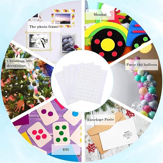 JANYUN 6 mm Sticky Dots, Heavy Duty No Trace Poster Adhesive Mounting Tape - Image 7