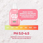 TS GD Shampoo for Teens | Korean Anti-Dandruff for Oily & Itchy Scalp | Fruity Allergy-Free Scent | Sulfate-Free Gentle Hair Care (14.1 Oz) (GD Shampoo for girl)