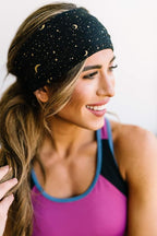 Maven Thread 4" Wide Workout Headbands for Women (2 Pack) – Non-Slip Sweatbands for Gym, Running & Yoga