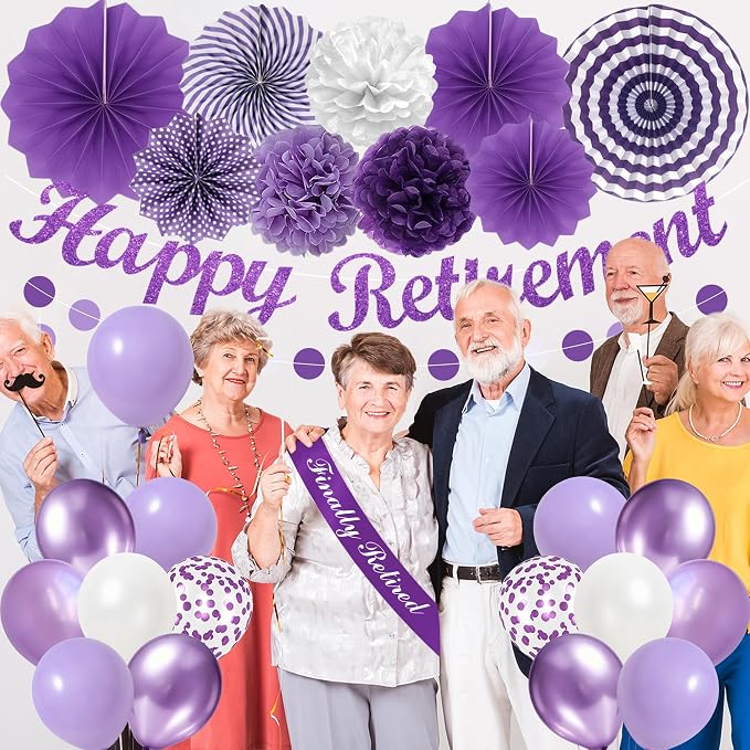 Vlipoeasn Retirement Decorations - Image 4