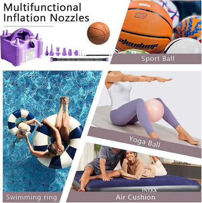 4-in-1 Electric Balloon Pump for All Balloons, Inflatables, and Sports Balls - Image 7