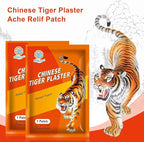 100 PCS Tiger Patches, Heat Patches, Chinese Red Tiger Hot Capsicum Patch, Relieving Back, Knee, Neck and Shoulder, Joint & Muscle