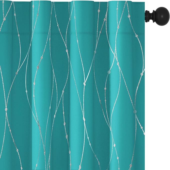 Deconovo Blackout Back Tab Curtains by Unknown