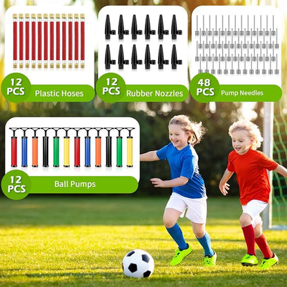 12 Sets Ball Pump Air Pumps Portable Hand Air Ball Pump Inflatables Air Ball - Image 6