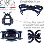 Camila Paris CP3863 French Octopus Hair Clip for Women Thick Hair and Long Curly Wavy Hair, Girls Hair Claw Clips, Styling Claw Clip for Thick Hair, Strong Hold No Slip Grip, Made in France