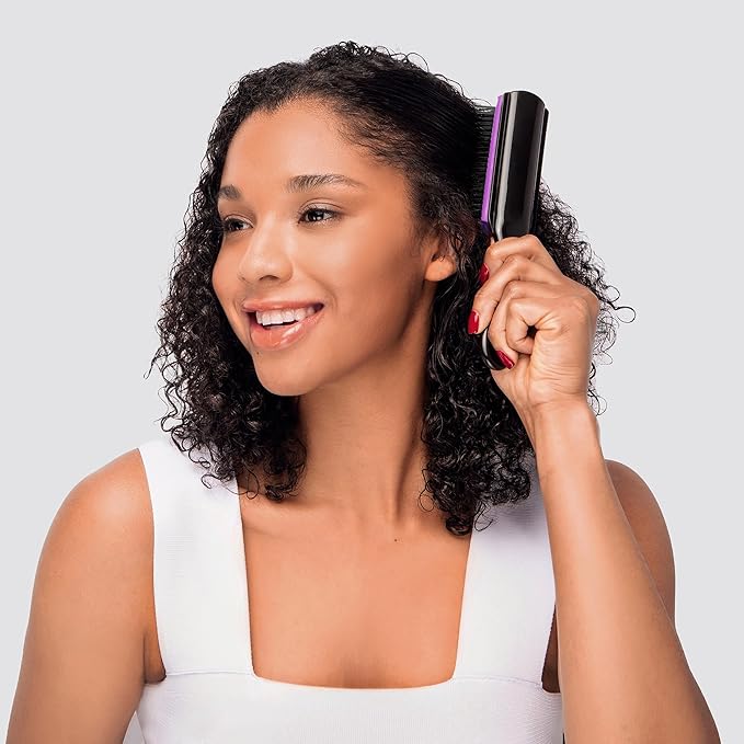 Diane Nylon Pin Styling Hair Brush for Detangling, Separating, Shaping and Defining Wet Thick or Curly Hair, Glides Through Tangles with Ease (Pack of 2)