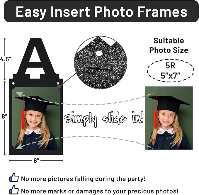 Class of 2026 Graduation Photo Banner | Graduation Decorations 2026 | Class of - Image 3