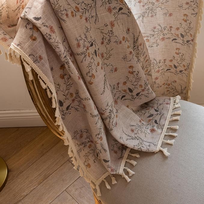 ENJOYBRIDAL Floral 96 Inch Curtains - Image 6