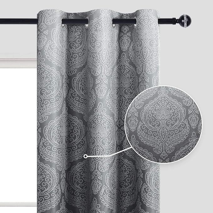 DWCN Ombre Blackout Curtains for Bedroom - Image 2