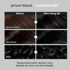 Madison Reed colorwonder Demi-Permanent Hair Color, Effortless At-Home Hair Dye, Ammonia-Free, Cruelty-Free, Jetset Black (2N True Black), Pack of 1