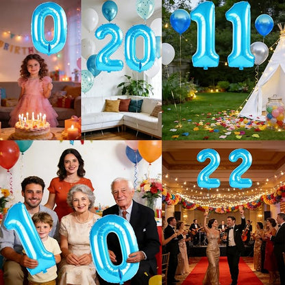 40 Inch Number 11 Balloons for 11th Birthday Party Decorations, 0-100 Jewelry - Image 7