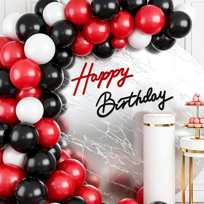 TONIFUL Happy Birthday Sign for Backdrop by TONIFUL