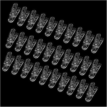 30 Pack Balloon Arch Clips, Spring Clamps Anti Slip Plastic Spring Clips by MAKIOTEKO
