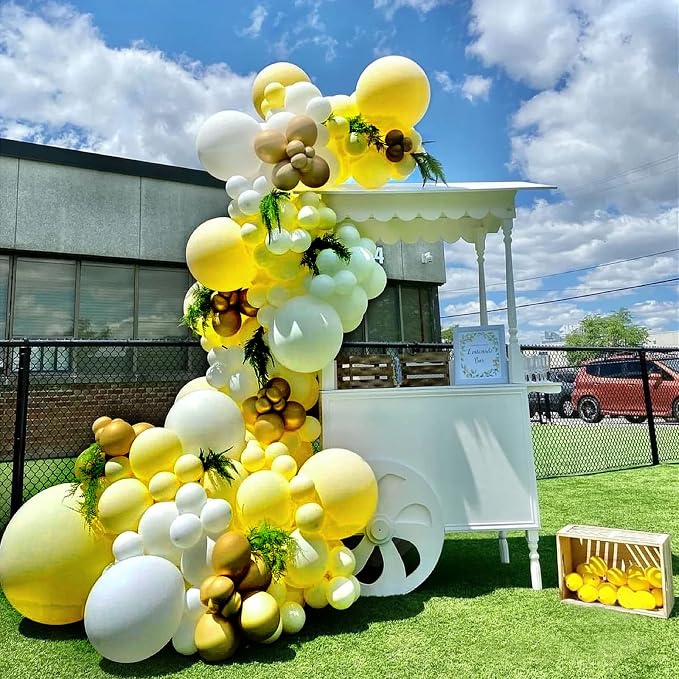FOTIOMRG Yellow Balloons 12 inch, 50 Pack Yellow Party Balloons Good Quality - Image 4
