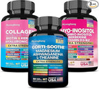 ALongDeng She Shines Set - Ultimate Women's All-in-One Supplement with Corti-Soothe, Myo-Inositol, Collagen & Extra Strength Ingredients