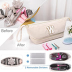 Shark FlexStyle/SmoothStyle Personalized Hair Dryer Case, Double-Layer Travel Organizer with Hair Dryer Bag - Air Wrap Dryer, Flat Curling Iron Case