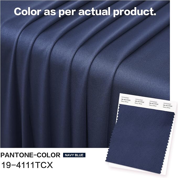 10ft×12ft Navy Blue Backdrop Curtain - Image 4