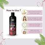 Hair Treatment Oil with Red Onion, Oil blends of Black Seed, Pure Argan, Sandalwood & Rose - 200 Ml/6.7 fl oz
