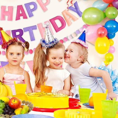 CANREVEL 3 PCS Pre-Strung 3D Happy Birthday Banner Decorations, Happy Birthday - Image 5