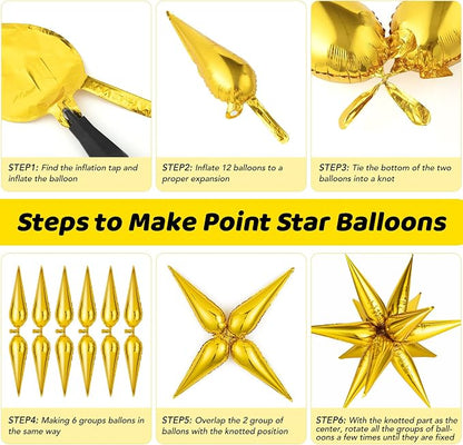 Gold Star Balloons - Image 7