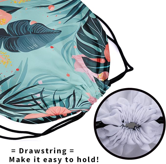 Hibiscus Syriacus Gymnastic Grip Bag - Image 5