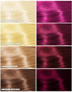 Good Dye Young Semi-Permanent Hair Color, Vegan and Cruelty-Free Magenta Pink Hair Dye, Last up to 24 Washes, Non-Damaging Conditioning Hair Color (5FL OZ, Live Laugh Love)