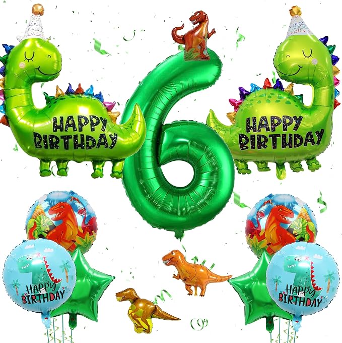 Dinosaur 6 Year Boys Balloons by FacnyGather