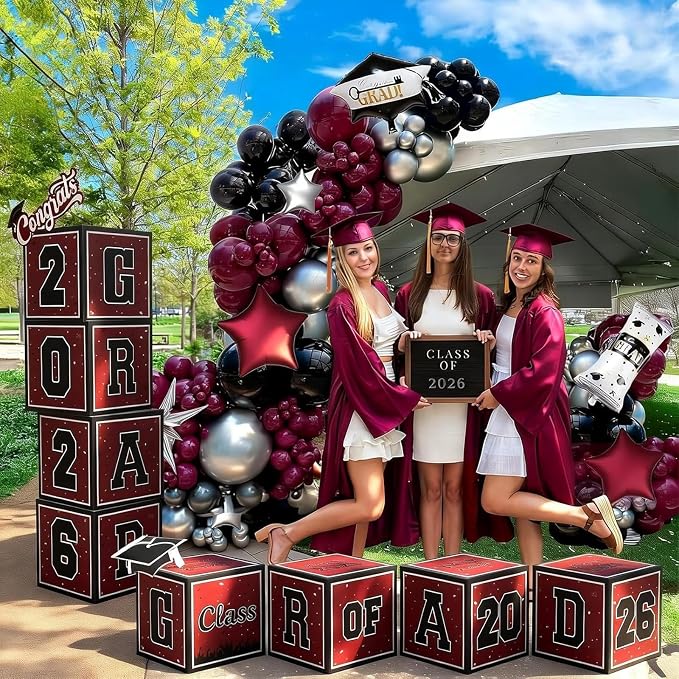 2026 Graduation Decorations, So Proud of You and Class of 2026 Grad Balloon - Image 3