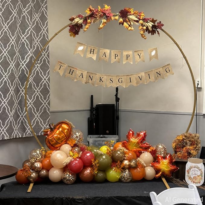 Fall Balloon Arch Kit for Fall Thanksgiving Decorations Indoor Outdoor | Orange - Image 7