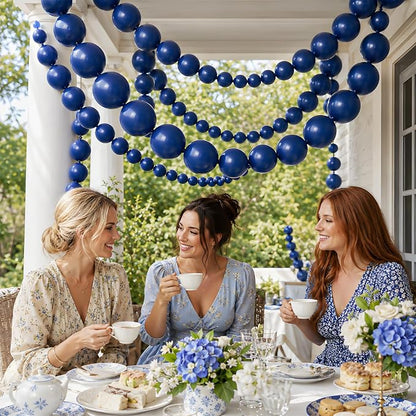 Navy Blue Linking Balloons - Image 5