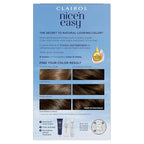 Clairol Nice'n Easy Permanent Hair Dye, 4G Dark Golden Brown Hair Color, Pack of 3